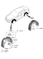Подкрылок HYUNDAI / KIA 86812J5010