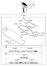 ПРОКЛАДКА ПАНЕЛИ ПОЛА 87381D4000 HYUNDAI