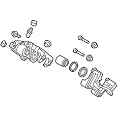 ТОРМОЗНОЙ СУППОРТ 58311D5A50 HYUNDAI