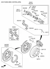 ТОРМОЗНОЙ СУППОРТ 58311D5A50 HYUNDAI