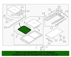 УПЛОТНИТЕЛЬ КРЫШИ 81630C5000 HYUNDAI