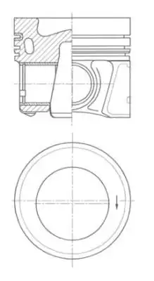 PISTON VW 81,51 41647620 KS