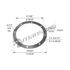 Флaнец балансира 9003942 MANSONS