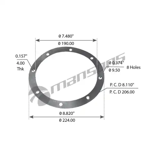 Флaнец балансира 9003942 MANSONS