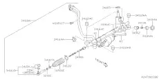 Рулевая рейка SUBARU 34110VA070