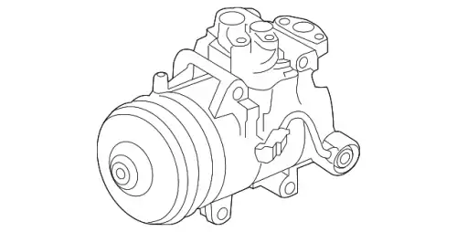 КОМПРЕССОР КОНДИЦИОНЕРА 73111AL020 SUBARU