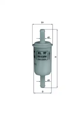 Топливный фильтр MAHLE KL97