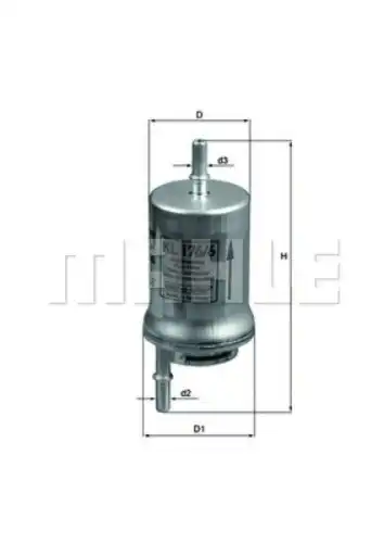 Топливный фильтр MAHLE KL1766