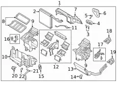 Отопитель воздушный MAZDA KB8C61130A