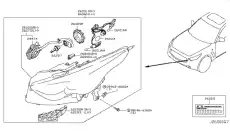 Фара NISSAN 260101CA1A