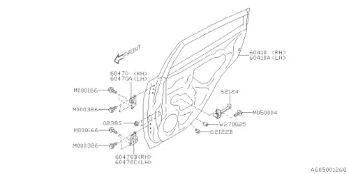 ДВЕРЬ 60409FL0409P SUBARU