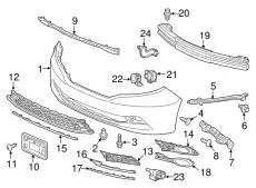 БАМПЕР 04711TK8A81ZZ HONDA