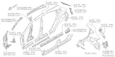 ПАНЕЛЬ КУЗОВА 51449FL0809P SUBARU