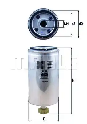 Топливный фильтр MAHLE KS 11