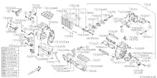 Отопитель воздушный SUBARU 72110FG081