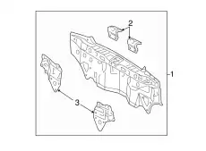 ПАНЕЛЬ КУЗОВА 5830752582 TOYOTA / LEXUS