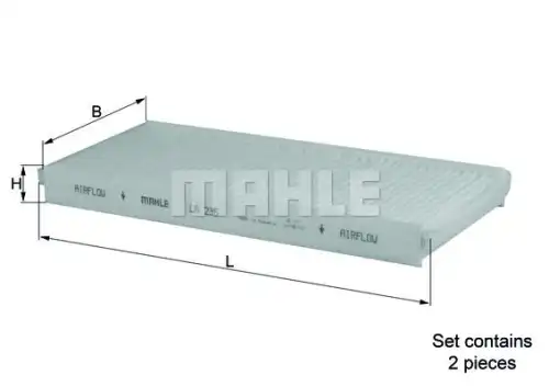 Салонный фильтр MAHLE LA 235/S