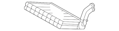 Радиатор кондиционера (конденсатор) MITSUBISHI 7801B113