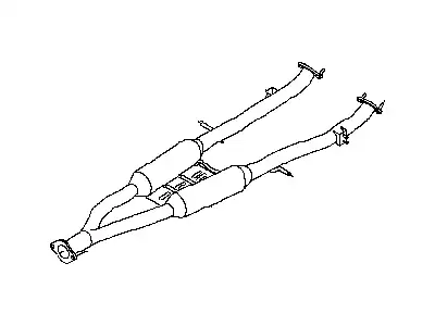 ГЛУШИТЕЛЬ 20300JJ50B NISSAN