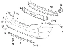 БАМПЕР 04716TR3A90 HONDA