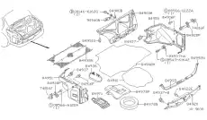 Коврики в салон NISSAN 849022Y000