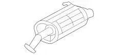 ГЛУШИТЕЛЬ 18307SXSA01 HONDA