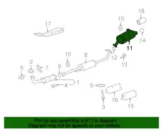 ГЛУШИТЕЛЬ 18307SXSA01 HONDA