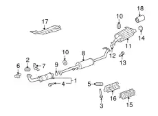 ГЛУШИТЕЛЬ 18307SXSA01 HONDA