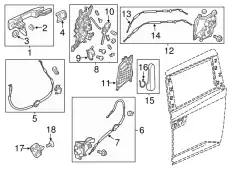 LATCH ASSY., R. SLID 72610TK8A12 HONDA