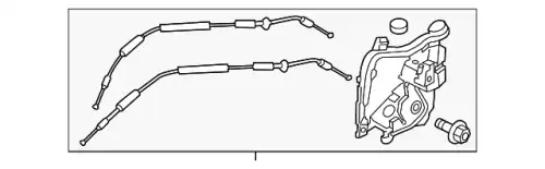 LATCH ASSY., R. SLID 72610TK8A12 HONDA