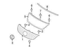 Решетка радиатора TOYOTA / LEXUS 5311130906