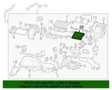Радиатор кондиционера (конденсатор) SUBARU 73523CA010