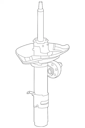 ABSORBER UNIT, L. FR 51621T2F315 HONDA