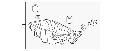 Поддон картера двигателя HONDA 112005LAA00