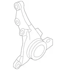Кулак поворотный MOBIS 517162G001