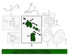 Тормозной диск SUBARU 26692CA010