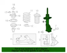 АМОРТИЗАТОР ПОДВЕСКИ 51621TR0A53 HONDA