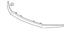 GARNISH ASSY., GRILL 71150TG7A00 HONDA