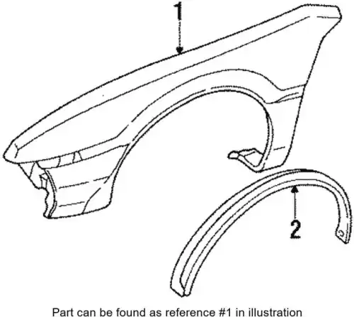 Крыло SUBARU 57120GA301
