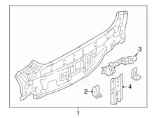 PANEL,REAR END D1YH7075ZC MAZDA