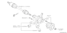 Ступица SUBARU 28411FJ000