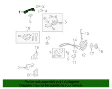 Ручка двери TOYOTA / LEXUS 6922048040E4