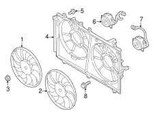 КОЖУХ ВЕНТИЛЯТОРА 1355A440 MITSUBISHI