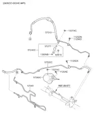 575102P350 ШЛАНГ РЕЗИНОВЫЙ MOBIS