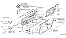 МОЛДИНГ КУЗОВНОЙ 80821JL00A NISSAN