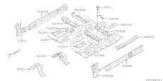 ПОРОГ 51159FJ0009P SUBARU