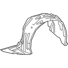 Подкрылок TOYOTA / LEXUS 5380611020