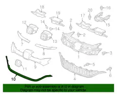 Решетка радиатора HONDA 71125T1WA01