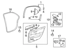 Ручка двери TOYOTA / LEXUS 6233250031E1