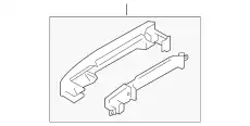 Ручка двери SUBARU 61160CA010WU